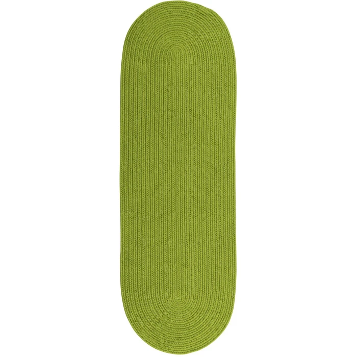 Colonial Mills Boca Raton Runners Bright Green BR65R0 2' X 8' Rect. Rug