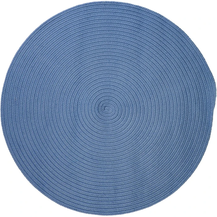 Colonial Mills Boca Raton Round Rug Blue Ice BR55R0 4' X 4' Rug