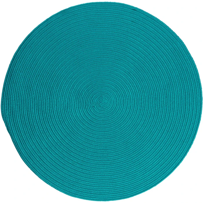 Colonial Mills Boca Raton Round Rug Turquoise BR56R0 4' X 4' Rug