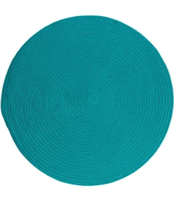 Colonial Mills Boca Raton Round Turquoise BR56R0 5' X 5' Rug