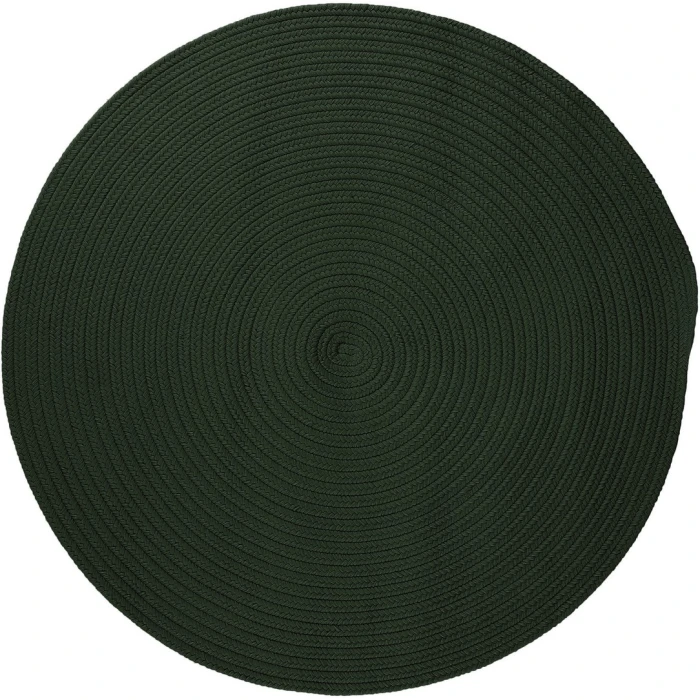 Colonial Mills Boca Raton Round Rug Dark Green BR64R0 4' X 4' Rug