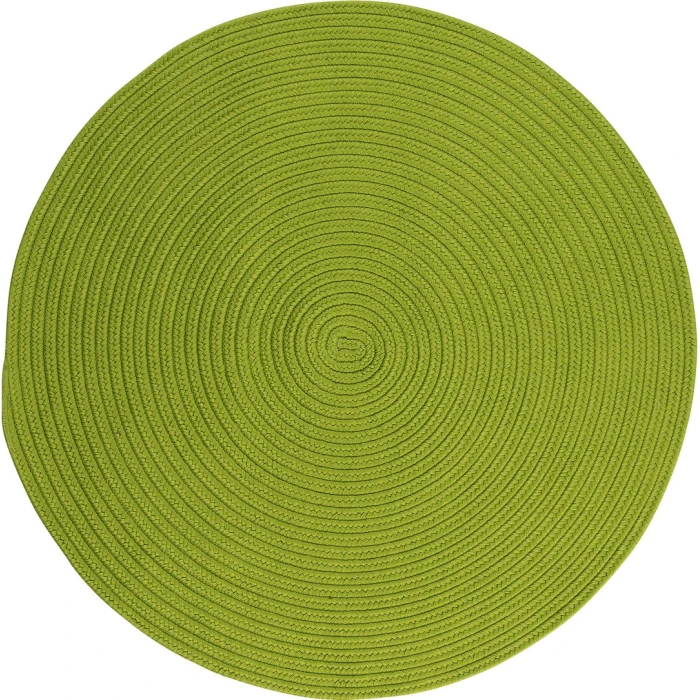 Colonial Mills Boca Raton Round Rug Bright Green BR65R0 5' X 5' Rug