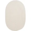 Colonial Mills Boca Raton Oval White BR10R0 8' X 11' Rug