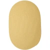 Colonial Mills Boca Raton Oval Pale Banana BR34R0 6' X 9' Rug