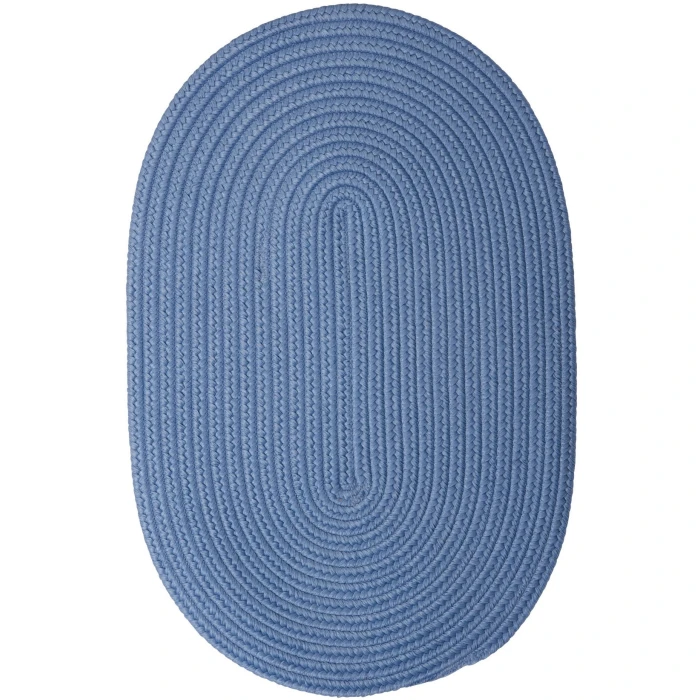 Colonial Mills Boca Raton Oval Rug Blue Ice BR55R0 7' X 9' Rug