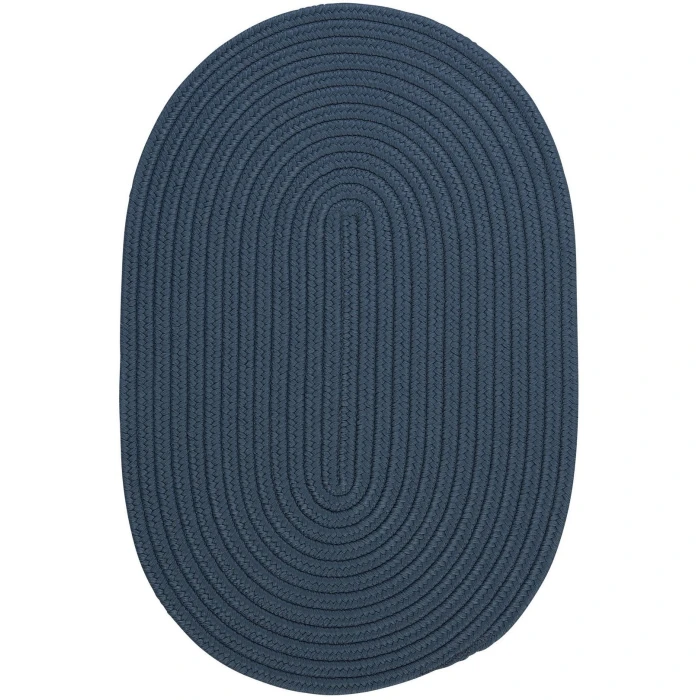 Colonial Mills Boca Raton Oval Rug Lake Blue BR57R0 4' X 6' Rug