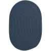 Colonial Mills Boca Raton Oval Lake Blue BR57R0 8' X 11' Rug