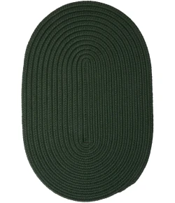 Colonial Mills Boca Raton Oval Dark Green BR64R0 6' X 9' Rug