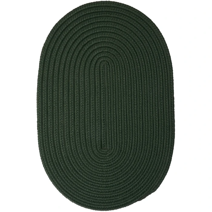 Colonial Mills Boca Raton Oval Rug Dark Green BR64R0 8' X 11' Rug