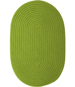 Colonial Mills Boca Raton Oval Bright Green BR65R0 6' X 9' Rug