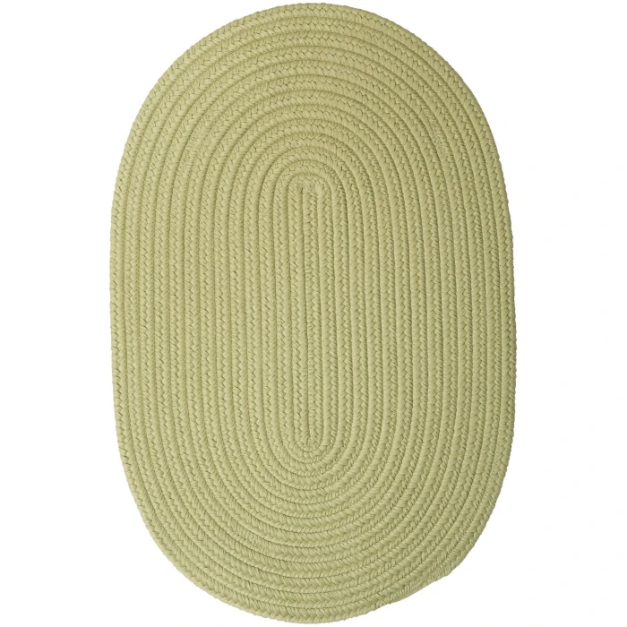 Colonial Mills Boca Raton Oval Rug Celery BR66R0 8' X 10' Rug