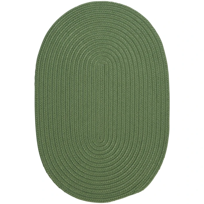 Colonial Mills Boca Raton Oval Rug Moss Green BR69R0 6' X 9' Rug
