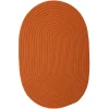 Colonial Mills Boca Raton Oval Rust BR74R0 6' X 9' Rug