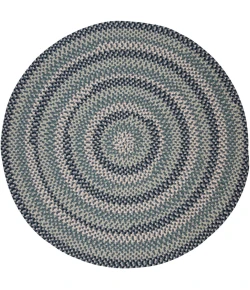Colonial Mills Boston Common Round Cape side Blues BC53R0 6' X 6' Rug