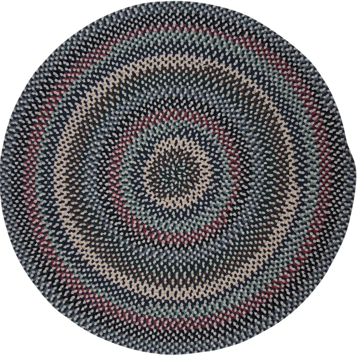 Colonial Mills Boston Common Round Rug Winter Blues BC52R0 8' X 8' Rug