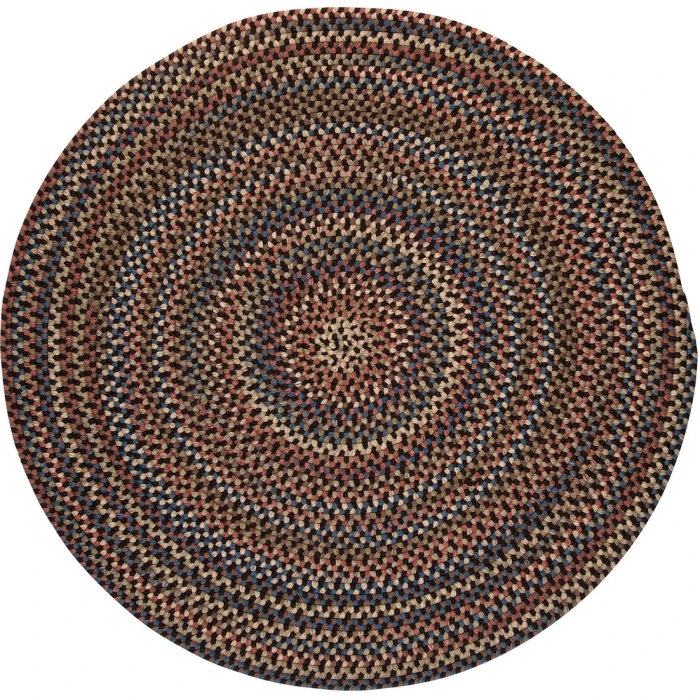 Colonial Mills Cedar Cove Round Rug Dark Brown CV89R0 4' X 4' Rug