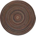 Colonial Mills Cedar Cove Round Dark Brown CV89R0 6' X 6' Rug