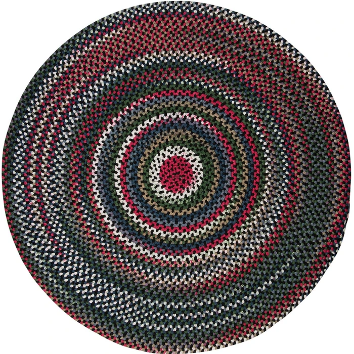 Colonial Mills Chestnut Knoll Round Rug Black Satin CK47R0 4' X 4' Rug