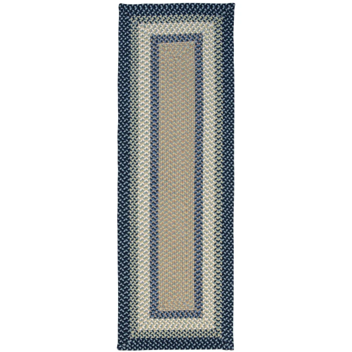 Colonial Mills Montego Runners Blue Burst MG59R02 2' X 4' Rect. Rug