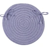 Colonial Mills Boca Raton Chair Pads Amethyst BR23A0 15" X 15" (Set of 4) Chair Pads Rug