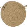 Colonial Mills Boca Raton Chair Pads Cuban Sand BR33A0 15" X 15" (Set of 4) Chair Pads Rug