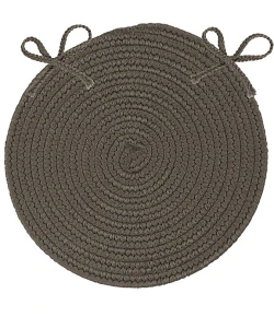 Colonial Mills Boca Raton Chair Pads Gray BR41A0 15" X 15" (Set of 4) Chair Pads Rug