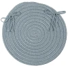 Colonial Mills Boca Raton Chair Pads Federal Blue BR54A01 15" X 15" (Single) Chair Pads Rug
