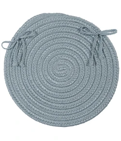 Colonial Mills Boca Raton Chair Pads Federal Blue BR54A01 15" X 15" (Single) Chair Pads Rug