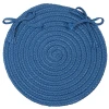 Colonial Mills Boca Raton Chair Pads Blue Ice BR55A0 15" X 15" (Set of 4) Chair Pads Rug