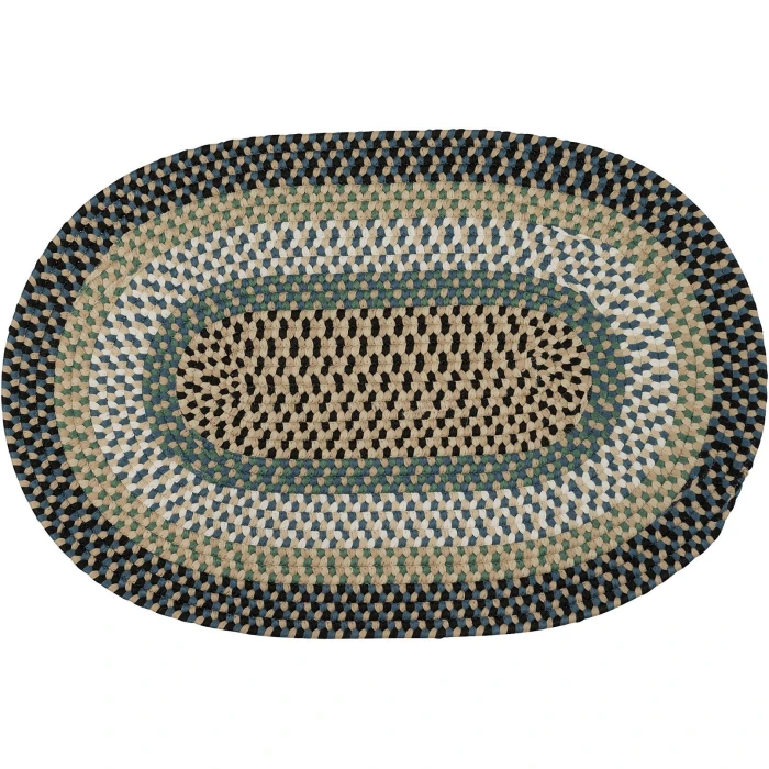 Colonial Mills Mendi Doormats Black DI30R0 26" X 40" Doormats Rug