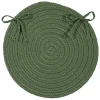 Colonial Mills Boca Raton Chair Pads Moss Green BR69A01 15" X 15" (Single) Chair Pads Rug