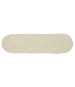 Colonial Mills Boca Raton Stair Treads White BR10A00 8" X 28" (Single) Stair Treads Rug