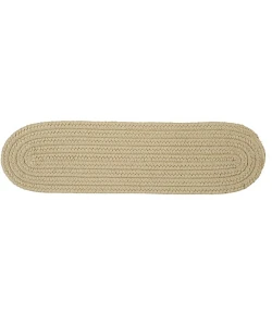 Colonial Mills Boca Raton Stair Treads Linen BR12A00 8" X 28" (Single) Stair Treads Rug