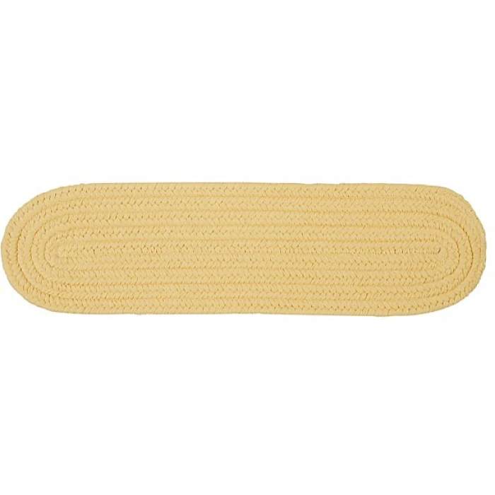 Colonial Mills Boca Raton Stair Treads Pale Banana BR34A00 8" X 28" (Single) Stair Treads Rug