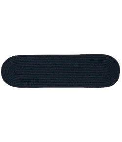Colonial Mills Boca Raton Stair Treads Navy BR52A0 8" X 28" (Set of 13) Stair Treads Rug