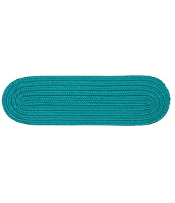 Colonial Mills Boca Raton Stair Treads Turquoise BR56A0 8" X 28" (Set of 13) Stair Treads Rug