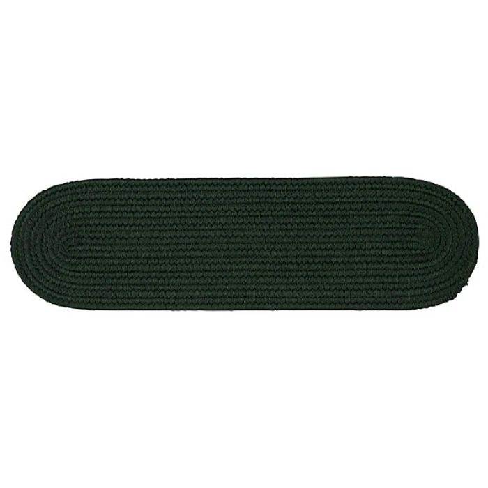 Colonial Mills Boca Raton Stair Treads Dark Green BR64A00 8" X 28" (Single) Stair Treads Rug