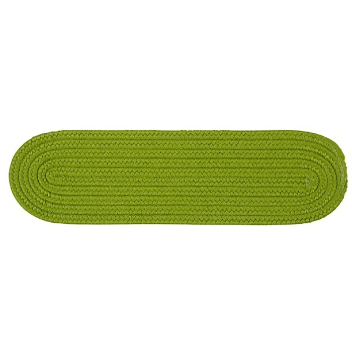 Colonial Mills Boca Raton Stair Treads Bright Green BR65A00 8" X 28" (Single) Stair Treads Rug