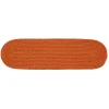 Colonial Mills Boca Raton Stair Treads Rust BR74A0 8" X 28" (Set of 13) Stair Treads Rug