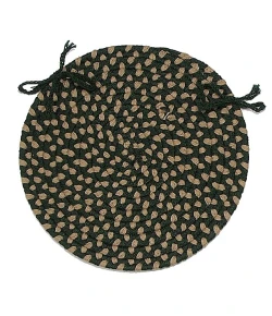 Colonial Mills Brook Farm Chair Pads Winter Green BF62A0 15" X 15" (Set of 4) Chair Pads Rug