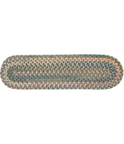 Colonial Mills New England Braid Stair Treads Seafoam NE04A008 8" X 28" (Set of 4) Stair Treads Rug