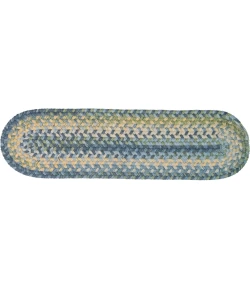 Colonial Mills Westcott Stair Treads Green WT68A0 8" X 28" (Set of 13) Stair Treads Rug