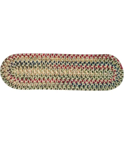 Colonial Mills Worley Stair Treads Moss Green WY52A008 8" X 28" (Set of 4) Stair Treads Rug