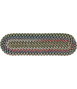 Colonial Mills Wayland Stair Treads Green WA67A008 8" X 28" (Set of 4) Stair Treads Rug