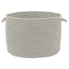 Colonial Mills Bristol Baskets Gray WL18A0 14"d X 10"h Baskets Rug
