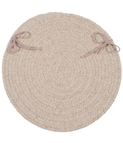 Colonial Mills Bristol Chair Pads Natural WL00A0 15" X 15" (Set of 4) Chair Pads Rug