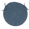 Colonial Mills Bristol Chair Pads Federal Blue WL01A0 15" X 15" (Set of 4) Chair Pads Rug