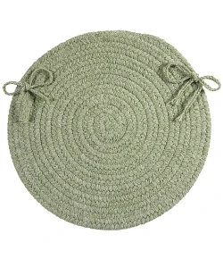 Colonial Mills Bristol Chair Pads Palm WL10A0 15" X 15" (Set of 4) Chair Pads Rug
