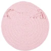 Colonial Mills Bristol Chair Pads Blush Pink WL20A0 15" X 15" (Set of 4) Chair Pads Rug