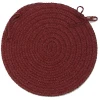 Colonial Mills Bristol Chair Pads Holly Berry WL52A0 15" X 15" (Set of 4) Chair Pads Rug